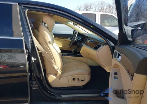 2015 Hyundai Genesis 3.8 из США, поврежденный, VIN KMHGN4JE3FU076830